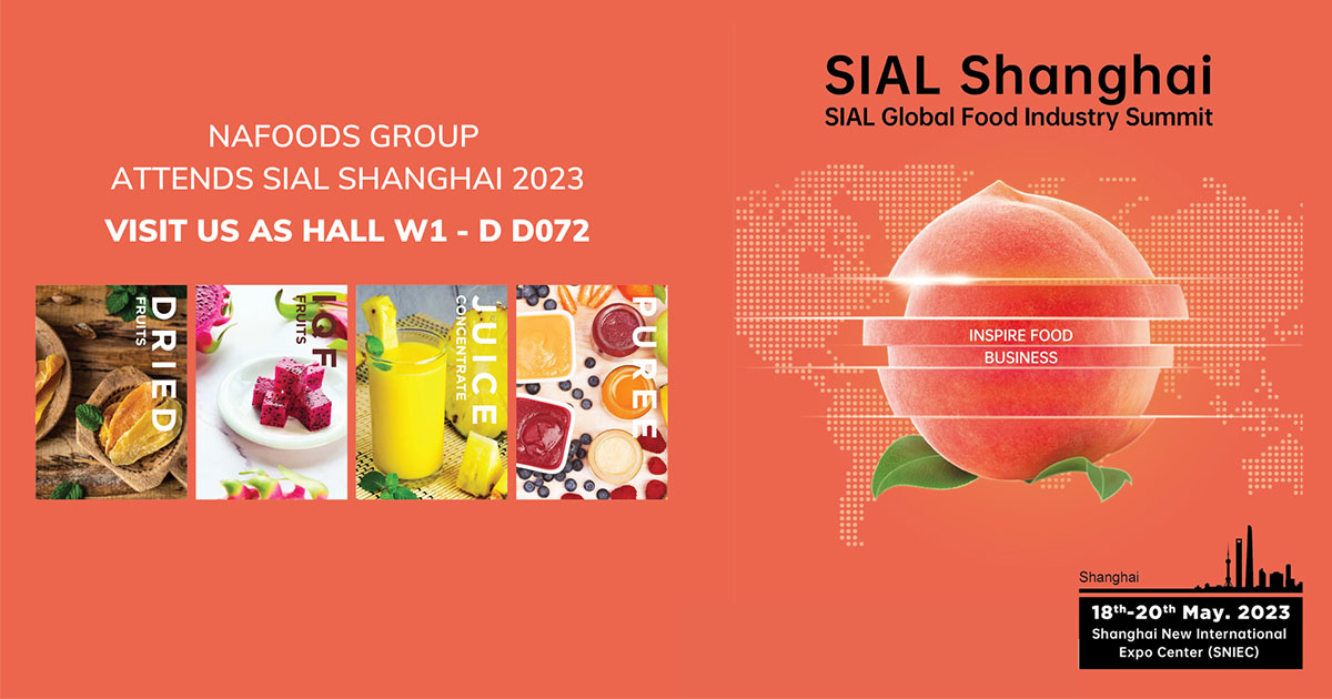 Nafoods participation in product exhibitions at Sial Shanghai