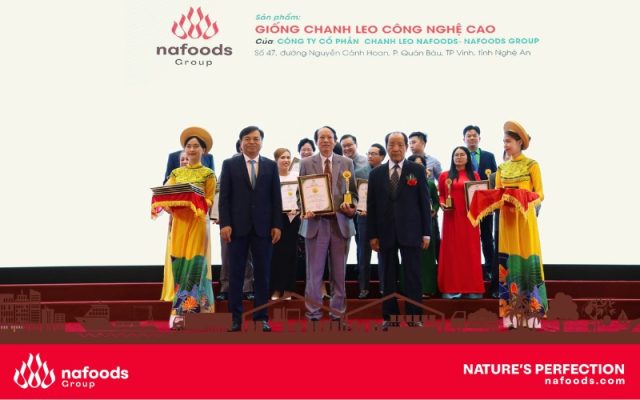 chanh leo nafoods vinh danh thương hiệu vàng nông nghiệp việt/Nafoods passion fruit honors the Vietnamese agricultural gold brand