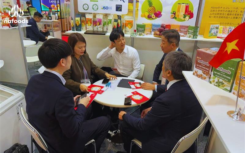 nafoods booth attracts visitors and partners
