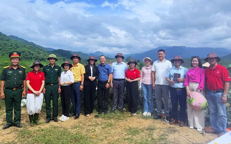 The Farm Tour and the first pineapple harvest in Tri Lễ marked a significant milestone, paving the way for the development of a sustainable pineapple sourcing region to support processing and export in western Nghệ An.